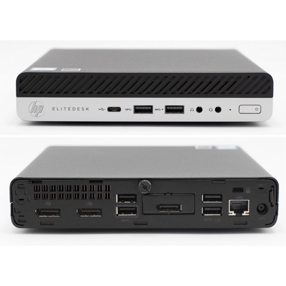 Ανακατασκευασμένο HP Elitedesk 800 G4 Intel i3-8100T έως i7-8700T